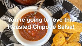 Roasted Chipotle Salsa Can or Freeze  AnOregonCottagecom [upl. by Ilenay]