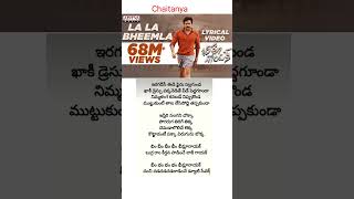 Bheela Nayak song  lyrics  BHEEMLA NAYAK movie  Pawan Kalyan  Nithya Menon [upl. by Ayaladnot]