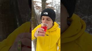 ✅ The guy shows SURVIVAL skills in a snowy FOREST 🔥 camping survival bushcraft outdoors [upl. by Ocko147]