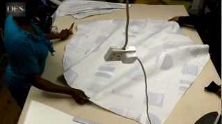 How to make interlined swags for poles part 1 [upl. by Ravi64]