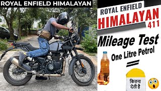 2022 New Royal Enfield Himalayan 411CC EXTREME MILEAGE TEST  Unbelievable😨 [upl. by Kernan412]