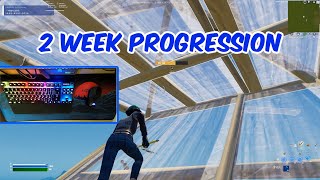 My 2 Week Fortnite Progression from Controller to Keyboard and Mouse Tips  Tricks [upl. by Clothilde]