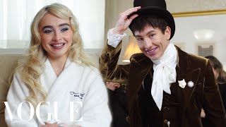 Sabrina Carpenter amp Barry Keoghan Get Ready for the Met Gala  Last Looks  Vogue [upl. by Reider]