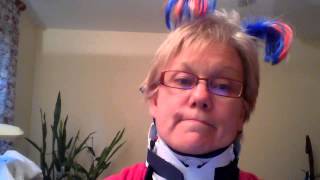 Cervical Anterior Fusion how to make a soft collar cover [upl. by Sosthina]