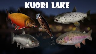 Russian Fishing 4 RF4  Kuori Lake  Spin trolling SPOT 14 [upl. by Olonam]