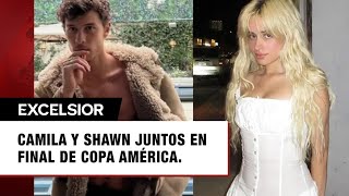 Camila Cabello y Shawn Mendes son vistos juntos en final de Copa América [upl. by Haorbed676]