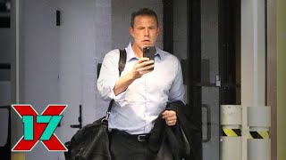 Ben Affleck Films The Paparazzi As He Arrives At His Office [upl. by Ned]