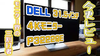 モニター界の三割打者！DELL P3222QE【今更レビュー】 [upl. by Gittle]