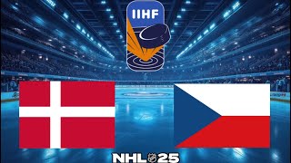 NHL 25  DÁNSKO VS ČESKO   PS5 [upl. by Eimmij]