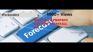 What is FB Prophet Module and How to install it Geekycodes [upl. by Julita]