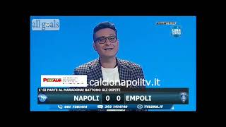 NapoliEmpoli 01 121221 live reactions Luna Azzurra Stadio [upl. by Ellenet]