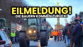 DIE BAUERN KOMMEN ZURÜCK 😱🔥 Bauern Demo ab dem 23112024 🤯￼ [upl. by Giamo607]