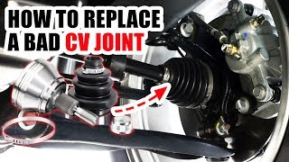 How to Replace an Outer CV Joint  Step by Step Guide  Toms Garage [upl. by Jeralee]