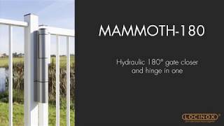 Locinox Mammoth Gate Closer available in black or silver [upl. by Araem]