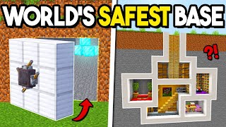 This is the SAFEST Base in Minecraft [upl. by Asirram]