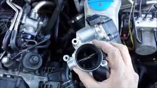 Démontage papillon dadmission dair 20 TDI 143 CAGA intake manifold flap removing [upl. by Pitarys]