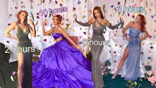 Prom dresses you can make QUICK or u can wear them on a red carpet if ur 2 old 4 prom [upl. by Deragon43]