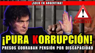 PRESOS COBRABAN PENSIONES NO CONTRIBUTIVAS POR INVALIDEZ LABORAL  ASN [upl. by Anemaj]