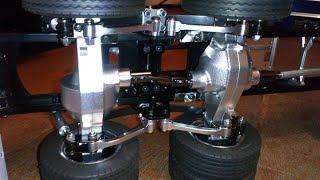 RC TRUCK BUILD  TAMIYA GRAND HAULER KENWORTH  GPM RACING ALUMINIUM AXLE CASINGS [upl. by Ellimak627]