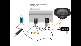 Amplificador Casero de Transistores D13007k [upl. by Albarran]