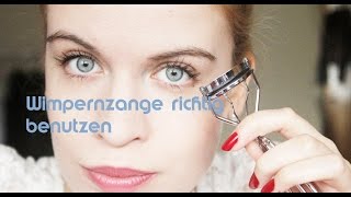 Wimpernzange richtig benutzen [upl. by Nennerb]