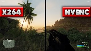 X264 vs NVENC  OBS Quality Comparison Live Streaming [upl. by Amahcen221]