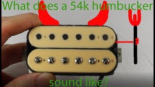 What does a 54k neodymium humbucker sound like [upl. by Gaskill]