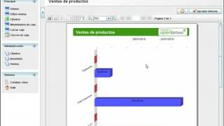 Openbravo POS Parte 31 Administración Ventas Informes Ven [upl. by Chipman]