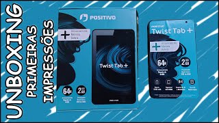 TABLET POSITIVO TWIST TAB  UNBOXING E PRIMEIRAS IMPRESSÕES  16012024 150624 [upl. by Einwat590]