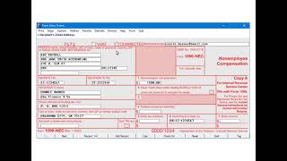 Printing  1099NEC Software Generated Forms [upl. by O'Callaghan]