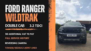 2018 Ford Ranger Pick up Double Cab Wildtrak 32 TDCi Auto  no VAT [upl. by Beck]