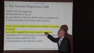 The Ancient Hippocratic Oath in Context Death Physicians and Suicide  Hartwin Brandt [upl. by Aziza]