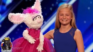 Darci Lynne Full Performance amp Story  Americas Got Talent 2017 Auditions Week 1 S12E01 [upl. by Rodrique]