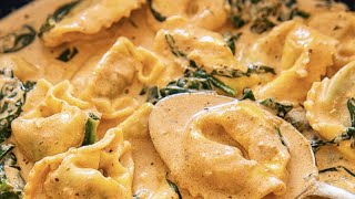 Tortellini Sauce with Creamy Tomato and Spinach  Creamy Tomato Pasta Recipe [upl. by Ahsaenat121]