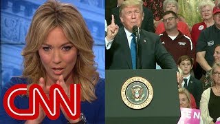 Brooke Baldwin This face behind Trump startled me [upl. by Arikahs147]