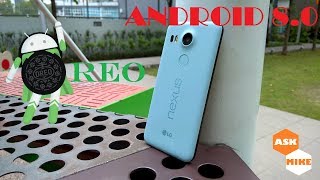 Flash Stock Android 80 Oreo Google Nexus 5X [upl. by Halimeda]