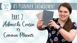 Part Two  Hobonichi Cousin vs A5 Common Planner  A5 Planner Showdown  Mandy Lynn Plans [upl. by Seften]