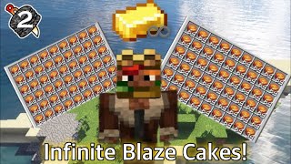 I Made An INFINITE Blaze Cake And GOLD Factory in Create Mod Survival Minecraft [upl. by Amby]