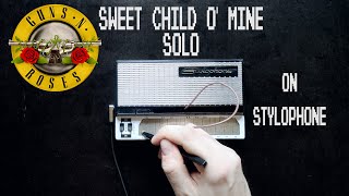 Guns N Roses  Sweet Child OMine Solo Stylophone cover [upl. by Fogel]