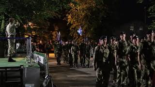 Nijmegen 2019  British Nijmegen Contingency  Start of March  Day 4 19 JULY 2019 1080HD [upl. by Ailama777]