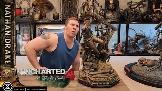 Prime 1 Uncharted 4 Nathan Drake 14 Statue UnboxingReview [upl. by Fahy358]