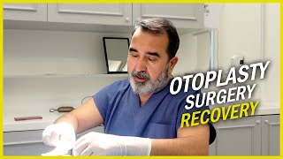 Otoplasty Surgery Recovery Process LIVE SURGERY earsurgery [upl. by Tap]