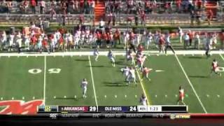 Arkansas vs Ole Miss 2011 Highlights [upl. by Emanuela]