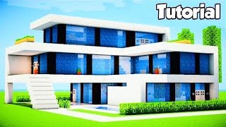 How T Build A Modern House In Minecraft [upl. by Dimitri]