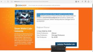 Beli Kode Steam Wallet melalui Alfamart [upl. by Aneehta]