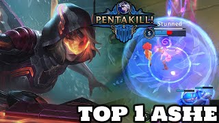 Wild Rift ashe  top 1 ashe Gameplay Rank [upl. by Morten]