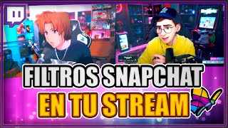 RECOMPENSA FILTROS SNAPCHAT PARA TU STREAM  TUTORIAL LIORANBOARD 2  PUNTOS DE CANAL [upl. by Nosyaj624]