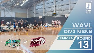 WAVL • Div2 • R13  Northern Stars vs Fremantle Fury [upl. by Aibsel428]