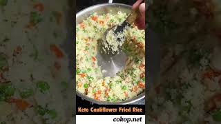 Keto Cauliflower Fried Rice Recipe [upl. by Eenot385]