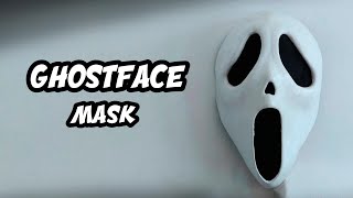 Cómo hacer la MÁSCARA DE GHOSTFACE con CARTÓN y PAPEL [upl. by Kenti681]